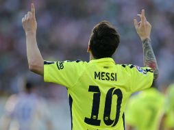 Lionel Messi anotó en el Calderón y eso fue suficiente. AP / P. White