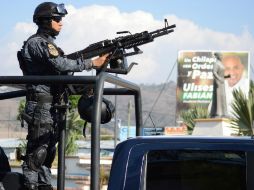 La Gendarmería y la Policía Federal tomaron el control de la seguridad de Chilapa desde el pasado viernes. SUN / D. Téllez