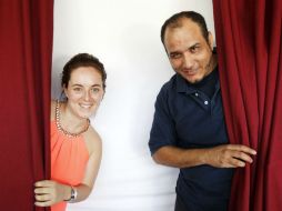 Adriana Flores, representante legal de la asociación, y Luis Cordero, director de Creativa Producciones. EL INFORMADOR / A. Camacho