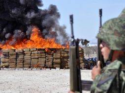 La diligencia se efectuó en instalaciones de la Secretaría de la Defensa Nacional, localizadas en el ejido Las Adelitas. NTX / ARCHIVO