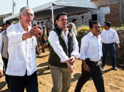 El gobernador de Jalisco realizó un recorrido de supervisión en Tonalá. EL INFORMADOR / P. Franco