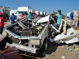 La secretaria de Salud, Mercedes Juan López, precisó que hubo 290 personas lastimadas, de las cuales 44 fueron hospitalizadas. AFP / R. Llamas