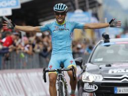 Mikel logró su segundo triunfno en este Giro de Italia. AFP / L. Benies