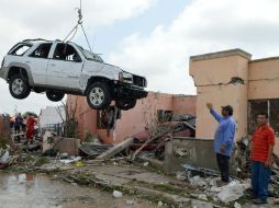 Señalan que el reto es limpiar y reconstruir la zona afectada. EFE /