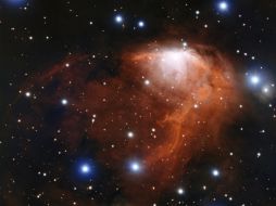 La imagen es tomada de una formación situada en la constelación austral de Vela. EFE /