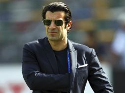 Figo se había postulado para la presidencia de FIFA, pero declinó. EFE / ARCHIVO