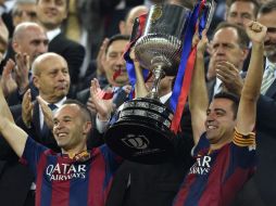 La escuadra catalana se consolida como el 'rey de copas'. AFP / L. Gene