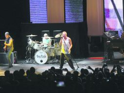 Durante el concierto, el grupo se mostró feliz de visitar Guadalajara una vez más. EL INFORMADOR / M. Vargas