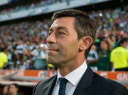 El director técnico del Santos Laguna durante el partido de ida en el estadio Corona, este jueves 28 de mayo. MEXSPORT / ARCHIVO