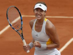 Fiel a su estilo, Muguruza plasmó su superioridad gracias a los golpes ganadores, logrando 30 por 15 de su rival. AP / M. Euler