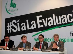 El presidente de la ONG, Claudio X. González, afirma que el recurso se presentó el martes por la noche ante un juzgado en el DF. SUN / J. Boites