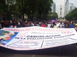 El INE expone que no han tenido problemas con los miembros de la CNTE más que la inconveniencia de los bloqueos en sus instalaciones. SUN / ARCHIVO