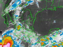 El Gobierno ha emitido una alerta de tormenta tropical de La Paz a Santa Fe. ESPECIAL / smn.conagua.gob.mx