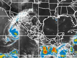 El sistema de baja presión se localiza al  sur de Oaxaca y Chiapas. ESPECIAL / smn.conagua.gob