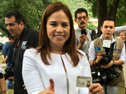 Agradece el respaldo de la ciudadanía en esta gran jornada electoral. NTX / CORTESÍA