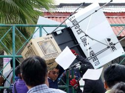 En Oaxaca, 137 casillas no se instalaron; en Guerrero, 26; en Chiapas, 15; en Hidalgo, tres y en Chihuahua, una. SUN / RML