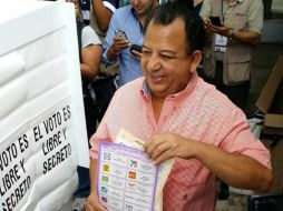 Walton Aburto destaca el capital político acumulado. TWITTER / @LuisWalton