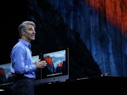 Craig Federighi presenta las novedades del OS X 'El Capitan'. AFP / J. Sullivan