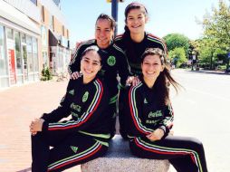 Las chicas esperan tener un gran papel en tierras canadienses. TWITTER / @RenaeCuellar10