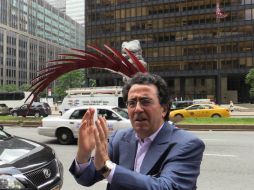 El artista español Santiago Calatrava afirma que trabajar en Nueva York es un enorme honor. EFE / A. Buj