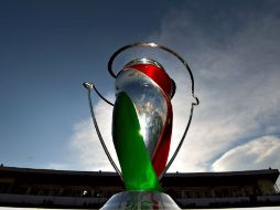 El trofeo. El Puebla es el último campeón del torneo copero. MEXSPORT / O. Aguilar