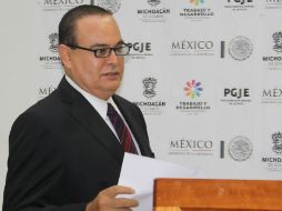 Godoy Castro fue el procurador General de Justicia de Michoacán durante un año y cuatro meses. NTX / ARCHIVO