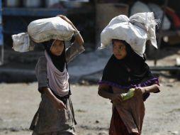 Los niños fueron ''víctimas de manera desproporcionada'' del alza en la violencia extrema en 2014. AP / C. Anand