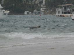 Indicó que para esta tarde o noche se estima que la tormenta tropical se deslice hacia Ixtapa-Zihuatanejo. NTX / A. Covarrubias