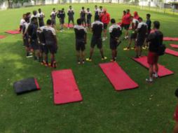 Matosas exigió a sus jugadores mucha velocidad en cada toque de balón. TWITTER / @atlasfc