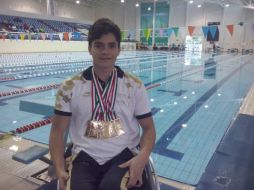 Iván Alejandro Esquivel Ramírez se convirtió en el  máximo medallista del Estado de este certamen. TWITTER / @CODEJALISCO