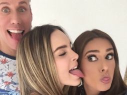 'Somos fresa vainilla y chocolate.... No los cambio por nada!' escribió Montijo en su red social. INSTAGRAM / galileamontijo