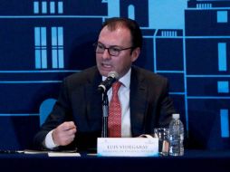 Con empresarios, Videgaray dialogará sobre las expectativas económicas para el cierre de 2015. SUN / ARCHIVO