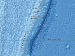 Se localizó el hipocentro a 563 kilómetros de profundidad en una zona al noroeste de Tonga Kiji. ESPECIAL / earthquake.usgs.gov