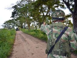 En la zona donde cayó el helicóptero, operan los grupos rebeldes de las FARC y el ELN. AFP / ARCHIVO