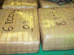 Desde el viernes hasta el domingo, también fueron confiscados más de 453 kilos de varias drogas. NTX / ARCHIVO