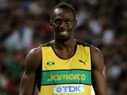 Usain estaba programado a competir para mejorar su forma. AFP / ARCHIVO