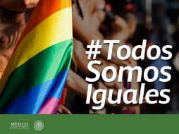 La manifestación de Presidencia se da hoy, el día que se realiza la XXXVII marcha del orgullo gay en el DF. FACEBOOK /  Presidencia de la República