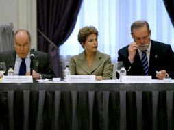 Rousseff iniciará su agenda del lunes con citas con otros empresarios, tanto brasileños como estadounidenses. AFP / K. Betancur