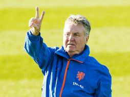 Hiddink reemplazó a Van Gaal luego de Brasil 2014. AFP / ARCHIVO
