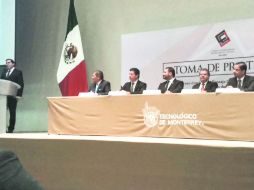 Evento de toma de protesta. ESPECIAL /