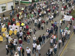 Los disidentes buscan concientizar a las bases de los tres gremios estatales de educación para que se unan a su lucha. NTX / ARCHIVO