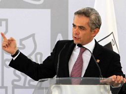 Miguel Ángel Mancera pidió la renuncia a miembros de su gabinete. NTX / ARCHIVO