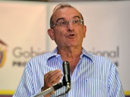 Humberto de la Calle, jefe de la delegación estatal asegura que la paciencia de los colombianos se agota. NTX / ARCHIVO