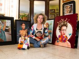 Susana Poblette logró reunir piezas de artistas de cuatro países y coho estados de México. EL INFORMADOR / P. Franco