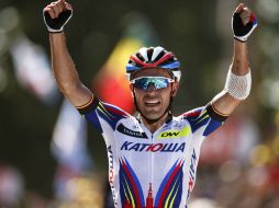 El catalán dominó la carrera de 159.5 kilómetros. EFE / S. Nogier