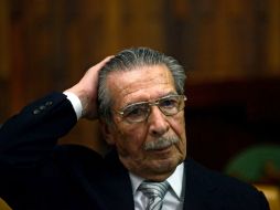 Ríos Montt había sido condenado a 80 años de prisión, pero la sentencia fue anulada por errores en el proceso. AFP / ARCHIVO