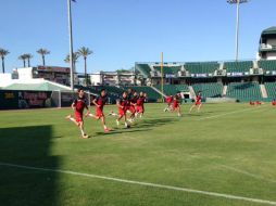 Los jugadores del Atlas se preparan para iniciar el Torneo. TWITTER / @atlasfc