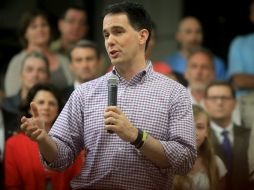 Walker tiene 47 años y es valorado por sus recetas económicas conservadoras. AP / J. Hart