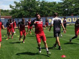 Atlas entrenó este lunes en el Miller Park, sede de los Cerveceros en Milwaukee, Wisconsin. TWITTER / @atlasfc