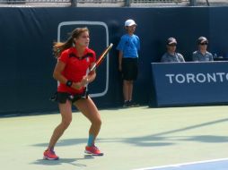 La duranguense no se intimidó por enfrentar a la subcampeona panamericana. NTX / I. Inclán